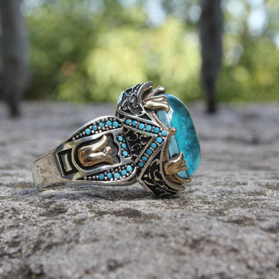 🔥🔥Last Day 49% OFF🎁Luxury Sapphire Carving Ring