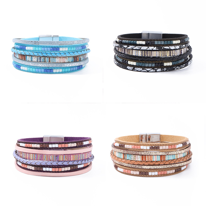 Multi-layer Leather Bracelet