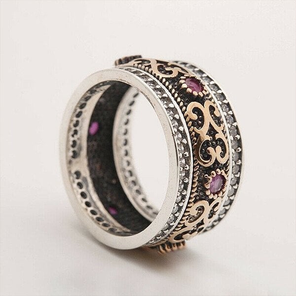 🔥Last Day 49% OFF🎁Antique Boho Gemstone Ring