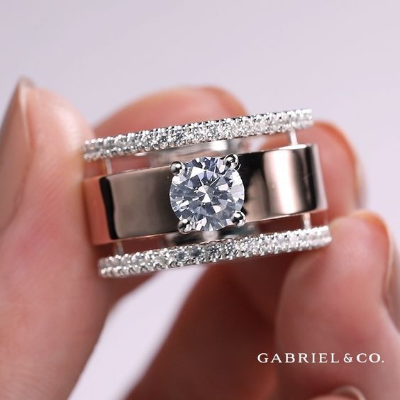 Three Layered Diamond Ring