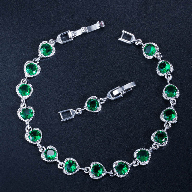 Heart  Zircon Bracelet