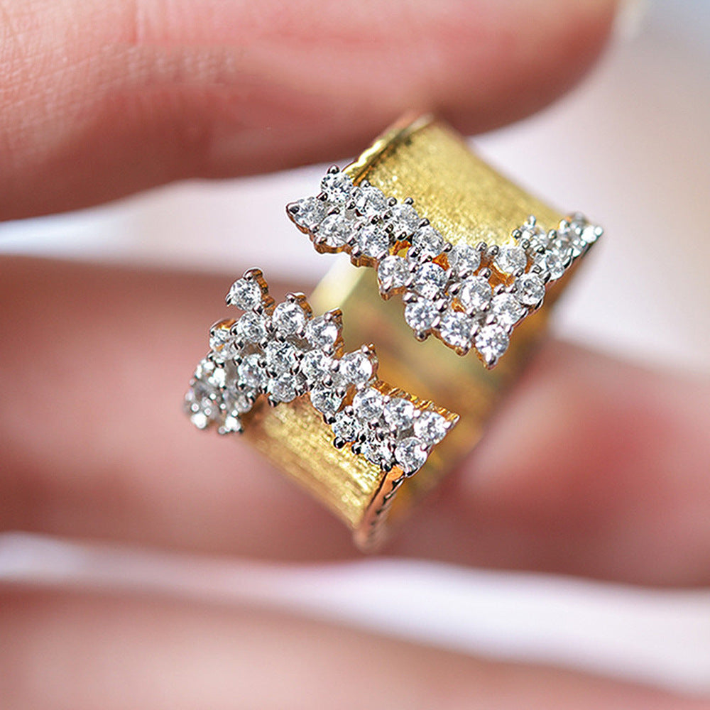Open Zircon Ring