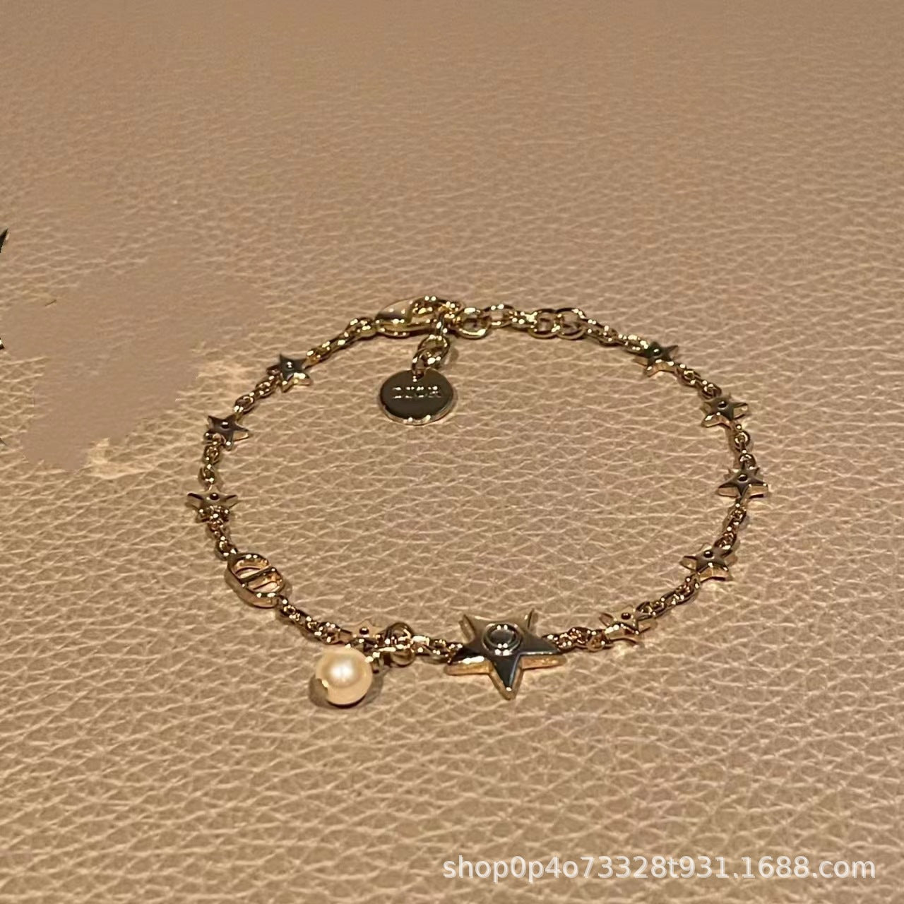 Pentagram  Pearl Bracelet