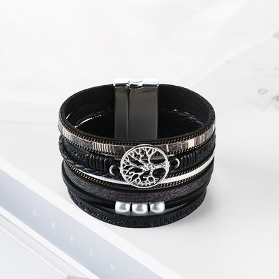 Hollow Life Tree Multi Layer Bracelet