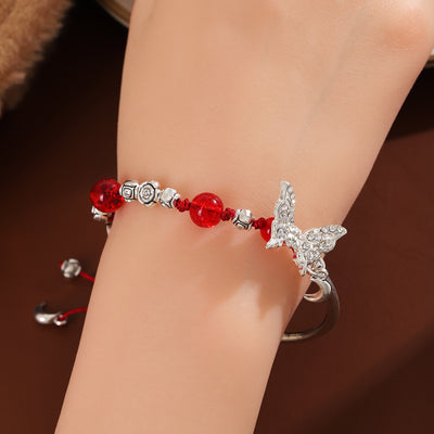 Vintage Butterfly Diamond Bracelet