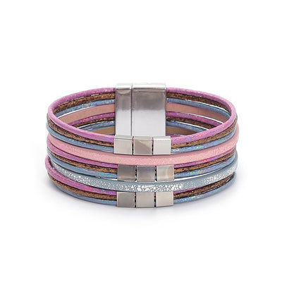 Magnetic Buckle Wide Bracelet