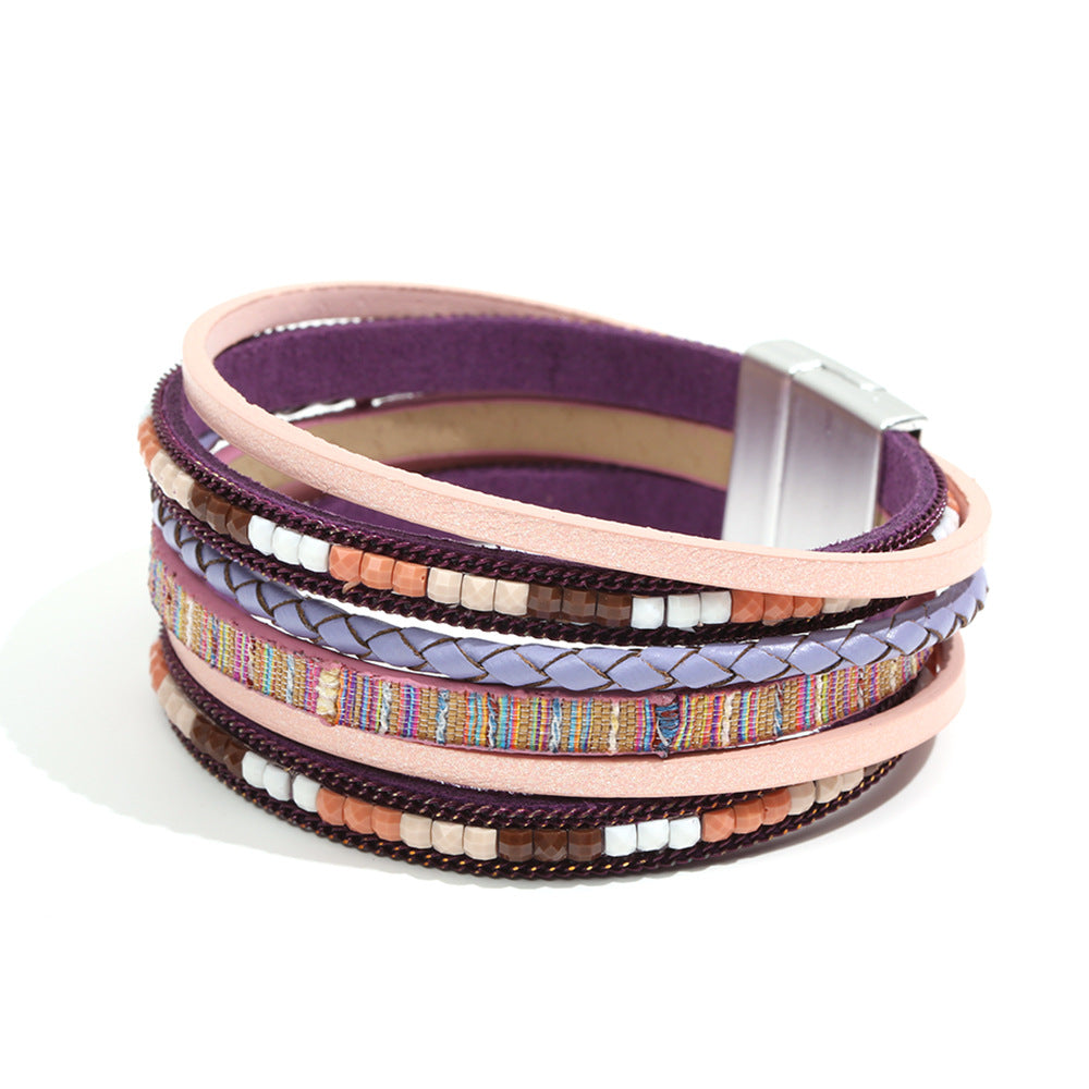 Multi-layer Leather Bracelet