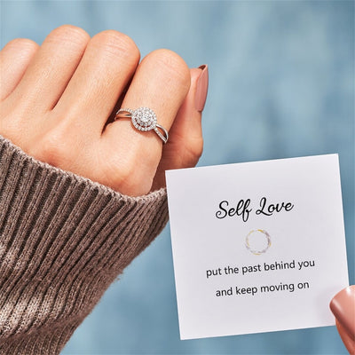 Self Love Ring -Put the past behind you and Keep Moving On