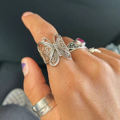 🔥🔥Last Day 49% OFF🎁Vintage Butterfly Ring