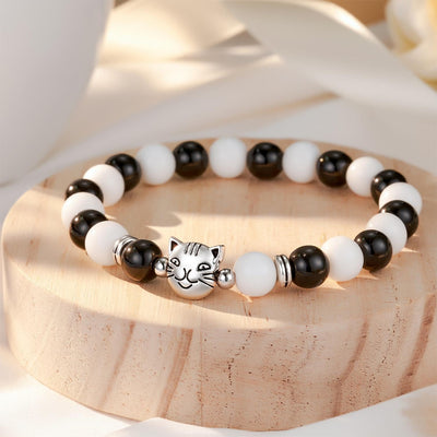 Nature Stone Bracelet Crazy Cat Lady Gifts