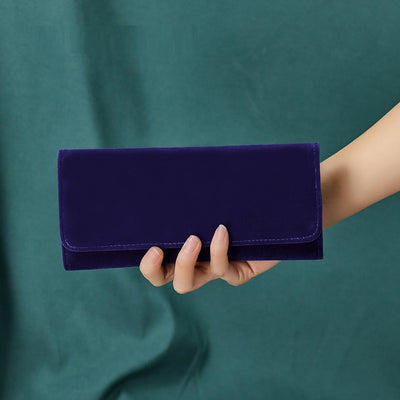 High Quality Velvet Portable Multifunctional Travel Jewelry