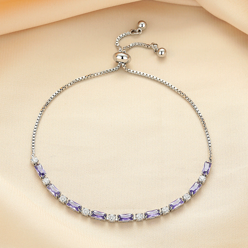 Adjustable Rectangular Drawstring Bracelet