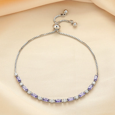 Adjustable Rectangular Drawstring Bracelet