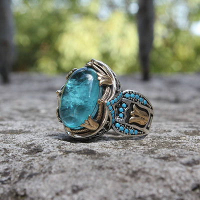 🔥🔥Last Day 49% OFF🎁Luxury Sapphire Carving Ring