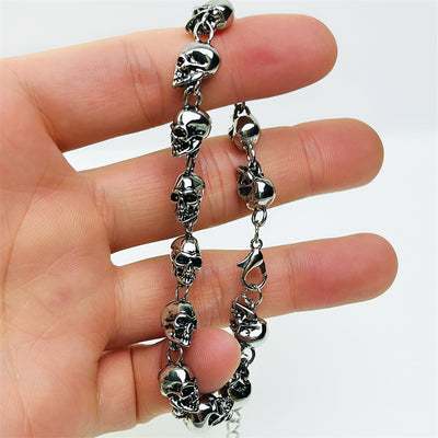 Halloween Skull Metal Trend And Charm Bracele