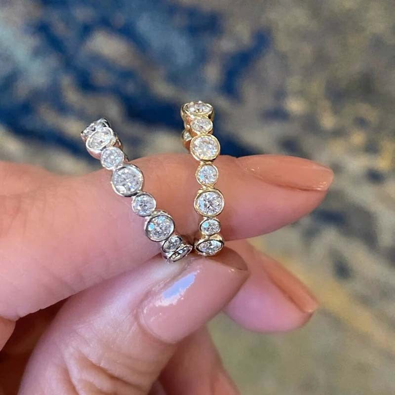 Zircon Diamond Ring