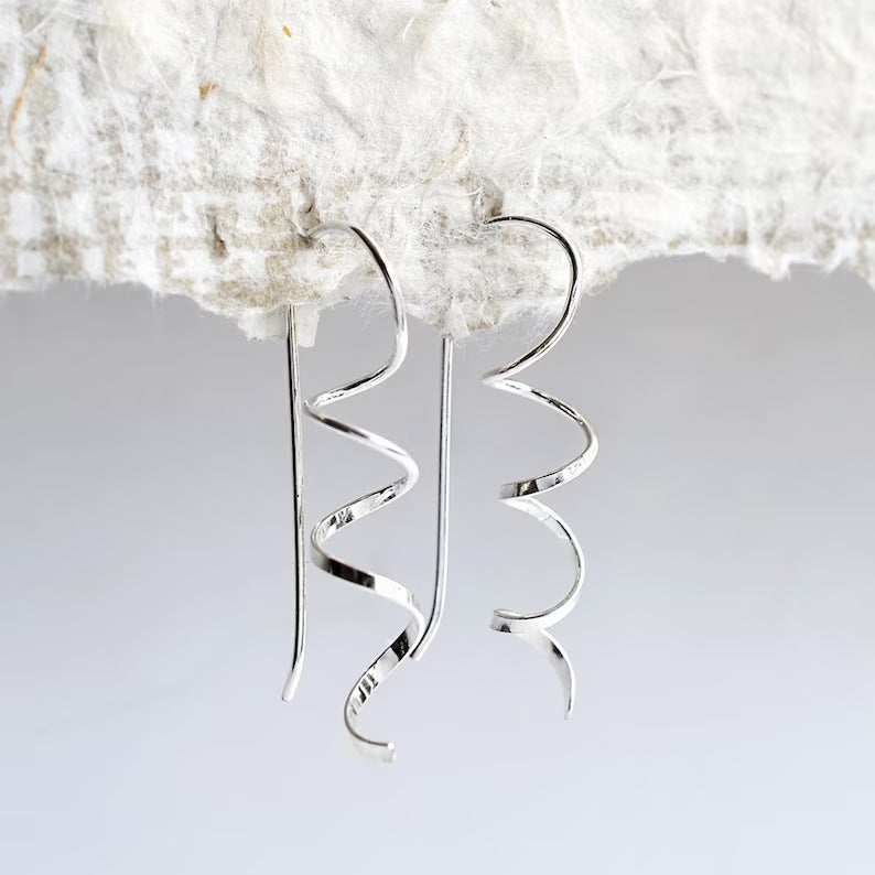 Spiral earrings