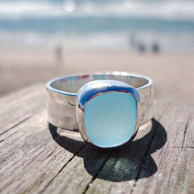 Light Blue Gemstone Ring