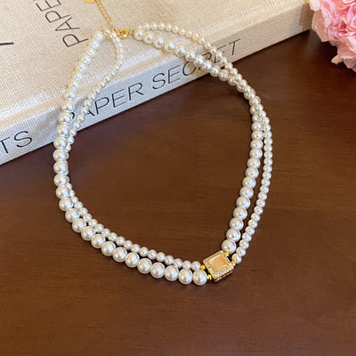 Cherry Blossom Pearl Necklace