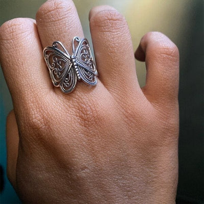 🔥🔥Last Day 49% OFF🎁Vintage Butterfly Ring