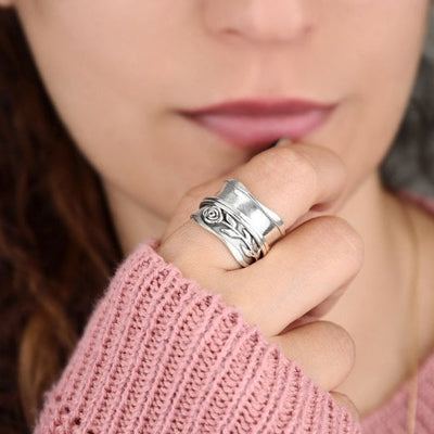🔥Last Day 49% OFF🎁Rose Spinner Ring